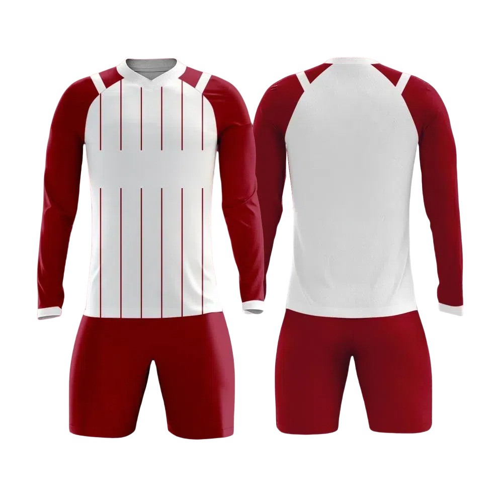 Sublimation custom made uniform jersey long sleeve