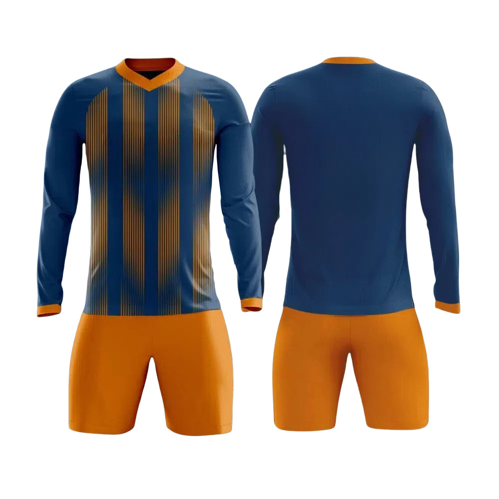 Sublimation custom made uniform jersey long sleeve